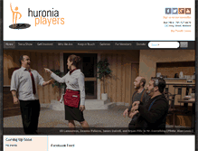Tablet Screenshot of huroniaplayers.ca